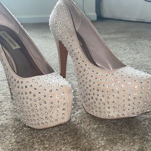 Steve Madden Platform Rhinestone Pumps